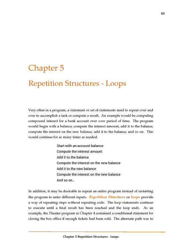 Introduction to Python Programming: Starting Out with IDLE - Repetition Structure- Loops 1